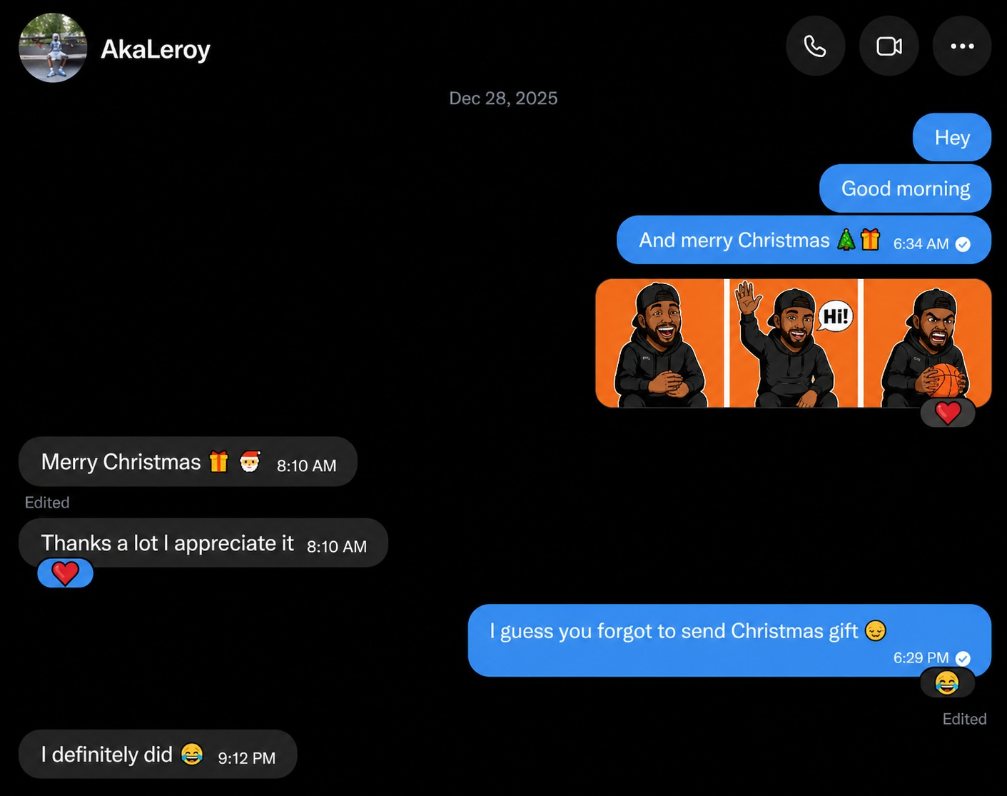 AkaLeroy client message